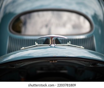 The old-timer car  in sunlight