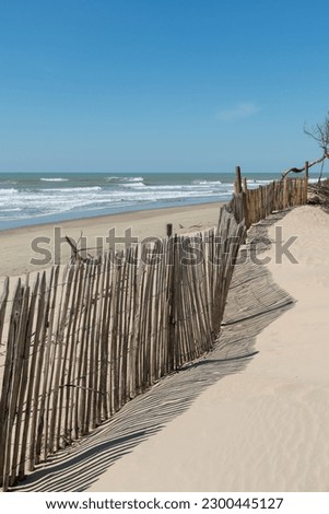Oleron island in Charente-Maritime, France. The beach of Maumusson at the northern tip of the island