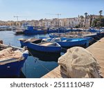 olf fisher harbor of taranto puglia italy