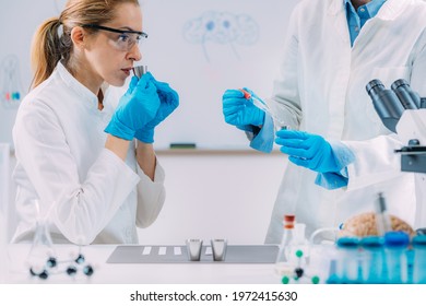 Olfaction Or Sense Of Smell Research In Olfaction Laboratory.