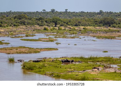 Olifants river from H1 in Kruger national park South Africa