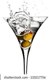 Olive Martini Splash