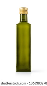 Olive Oil Bottle On A White Background 