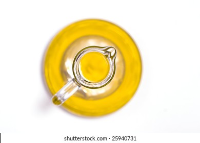 Olive Oil Bottle Top View