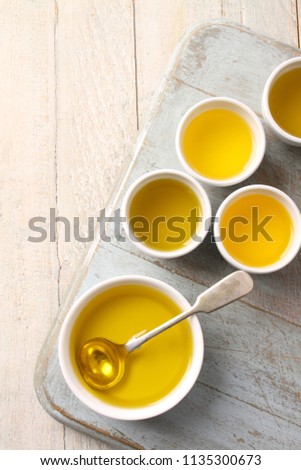 Similar – Image, Stock Photo Variety of oil with multiple property