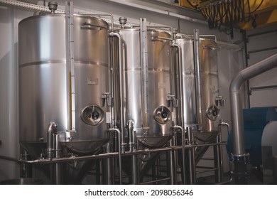 Olive oil tanks. Olive oil factory, olive production, tank. - Powered by Shutterstock