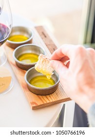 Olive Oil Tasting In Alentejo Region, Portugal.