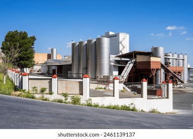 olive processing factory for oil production, Luque, province of Córdoba, Sierra Subbética, Andalusia, Spain - Powered by Shutterstock