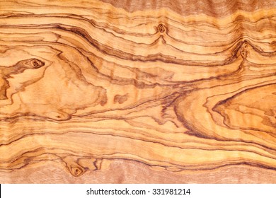 Olive tree wood slice with texture and details