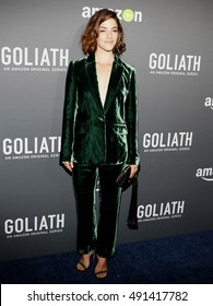 Olivia Thirlby At The Los Angeles Premiere Of Amazon's 'Goliath' Held At The London Hotel In West Hollywood, USA On September 29, 2016.