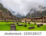 Ollantaytambo, Inca ruins of Ollantaytambo, Sacred Valley of the Incas in Peru, South America