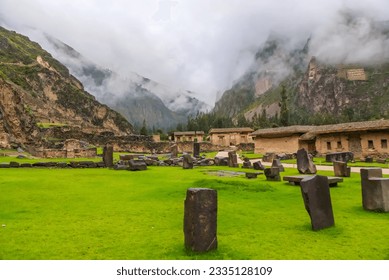 Ollantaytambo, Inca ruins of Ollantaytambo, Sacred Valley of the Incas in Peru, South America - Shutterstock ID 2335128109