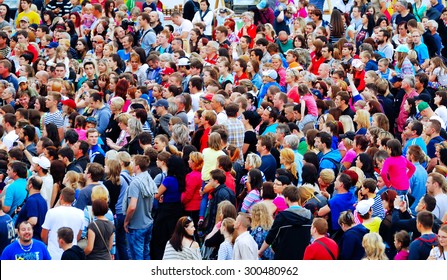 OLOMOUC, CZECH REPUBLIC - June 28 2015: An Unidentified People