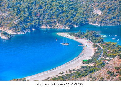 Oludeniz Beach Blue Lagoon Best Beaches Foto Stok 1154537050 | Shutterstock