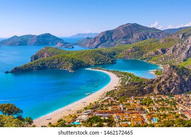 Oludeniz View Of Beach And Lagoon, Turkey