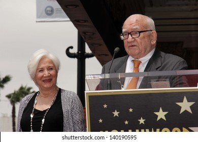 Olympia Dukakis And Ed Asner At The Olympia Dukakis Star On The Hollywood Walk Of Fame Ceremony, Hollywood, CA 05-24-13