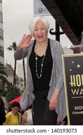 Olympia Dukakis At The Olympia Dukakis Star On The Hollywood Walk Of Fame Ceremony, Hollywood, CA 05-24-13