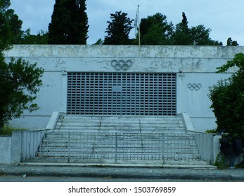 Olympia, Greece / Greece - August 2019: Facade Of The Olympia Games Museum