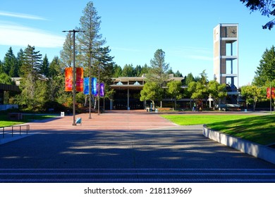 OLYMPIA, WA -2 OCT 2021- View Of The Evergreen State College, A Public Liberal Arts College Located In Olympia, The Capital Of Washington State, United States.