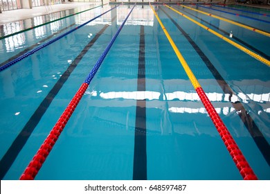 Olympic swimming pool lane markers