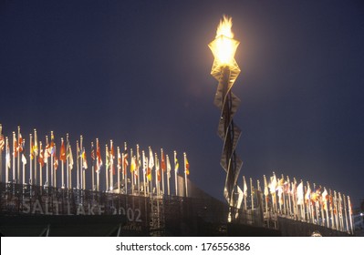 Olympic Torch, Salt Lake City, Utah, Winter Olympics, 2002