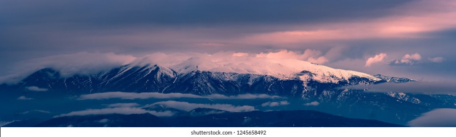 Olympus Mountain Panoramic View