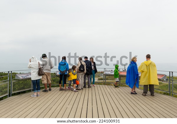 Omaha Beach France August 8 2014 Stock Photo Edit Now