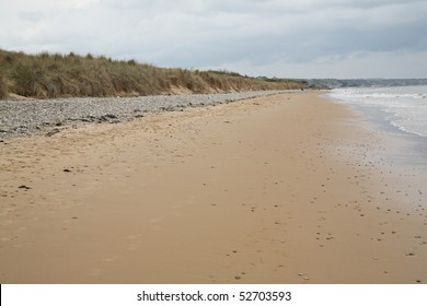 Omaha Beach In Normandy D-day  Battle