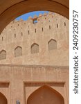 Oman, Nizwa, Bahla - detailed view inside of Jabreen Castle (Fort Jabreen)