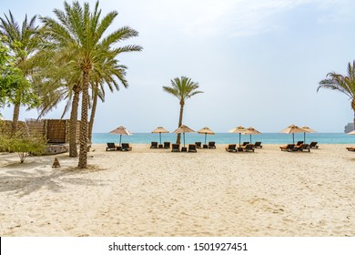 Omani Beach at Zighy Bay in Musandam, Oman.