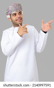 Omani Business Man Making Hand Gesture