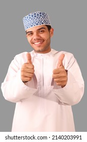 Omani Man Making Hand Gesture