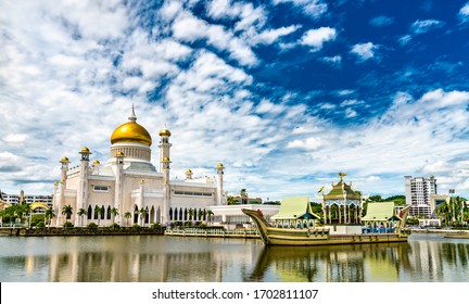 Omar Ali Saifuddien Moschee in Bandar Seri Begawan, der Hauptstadt von Brunei