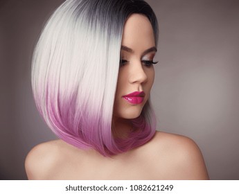 Girl With Grey Hair Images Stock Photos Vectors