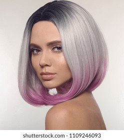 Obrazy Zdjecia Stockowe I Ilustracje Wektorowe Ombre Hair