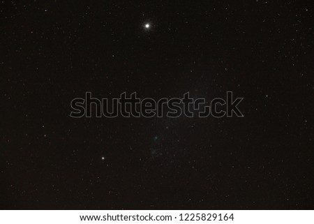 Omega Centauri cluster and the Tarantula nebula