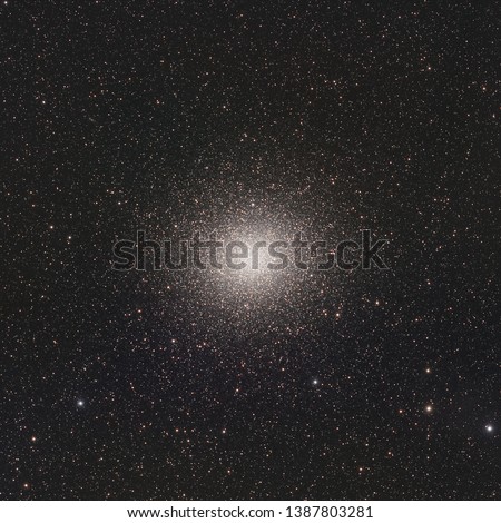 Omega Centauri or NGC 5139 is a globular cluster in the constellation of Centaurus, located at a distance of 15,800 light-years. Omega Centauri is the largest of globular cluster as seen from Earth.