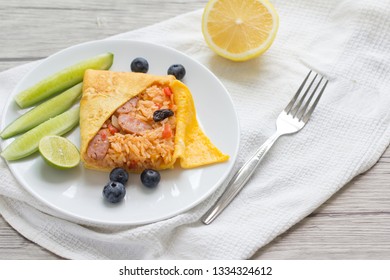 Omelette With Fried Rice