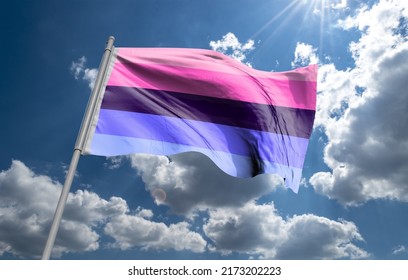 Omnisexual Flag July 6 Omnisexual Visibility Stock Photo 2173202223 ...