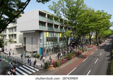 OMOTE-SANDO, TOKYO, JAPAN - CIRCA JULY 2014: Omote Sando Hill Is A Mall Famous For Its Fashionable Products.