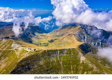 Omu Peak from Bucegi Mountains in Romania