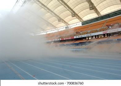 On August 22, 2016, The South Korean Military And Police Officers And Firefighters Conducted The UIchi Focus Lens Exercise At The Daegu World Cup Stadium In Daegu, South Korea.
