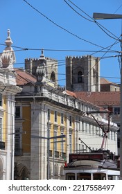 On August 25th 2022, Lisbon, Portugal. After Two Years Of Covid Pandemy, Tourists Come Back To Visit The Beautiful City In Europe