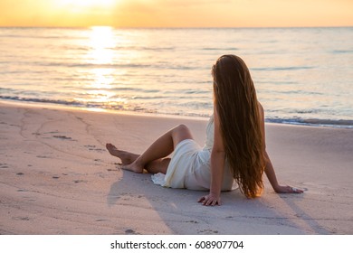 on the beach 
