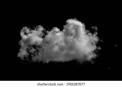 On A Black Background It Is Convenient For Designers Clouds Cumuliform Cloudscape In Meteorology, A Cloud Is An Aerosol In The Atmosphere Of A Planetary Body.