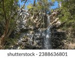 On the Caledonia Trail walk  from Platres, near Psilo Dendro farm to the Waterfall, Troodos mountains, Cyprus.