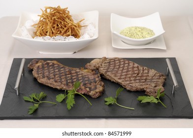 Entrecôte On A Carving Table