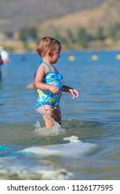 On The Castaic Lagoon Lake