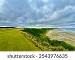 On the course at Bandon Dunes 