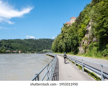 On The Danube Bike Path In Austria